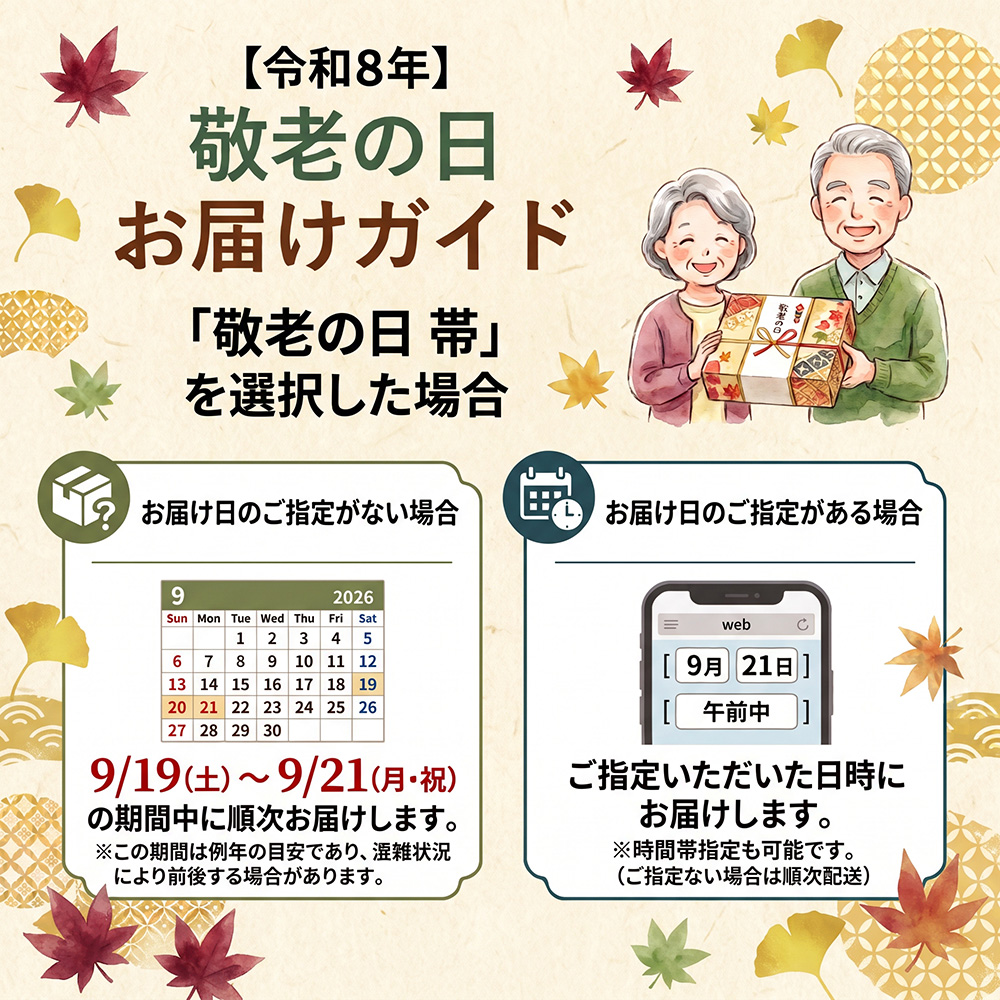 敬老の日お届けガイド